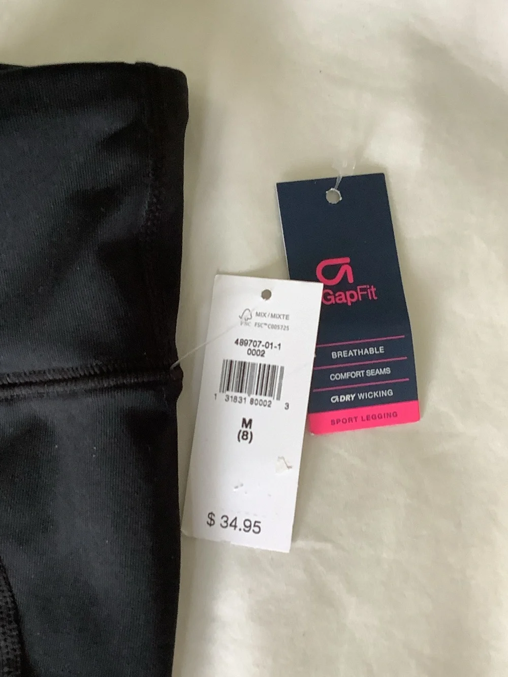 GAP Black Girls' Athletic Leggings